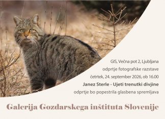 Vabilo na otvoritev razstave fotografij v galeriji GIS